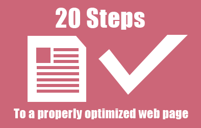 how to optimize web page